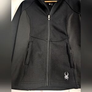 Spyder Womens Active Full Zip Hoodie -Black